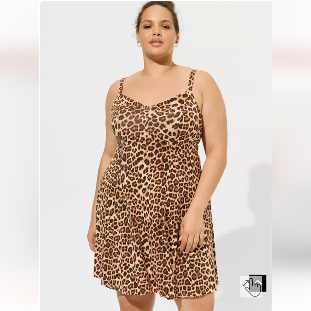 NWT Torrid Leopard Print Dress 1X